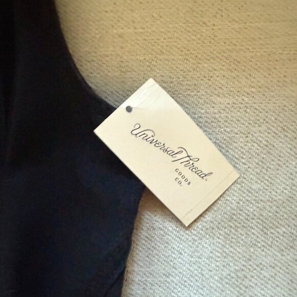 Universal Thread Black Denim Corset Vest Zip-Up Corset Vest Sz. 4 - Picture 3 of 3